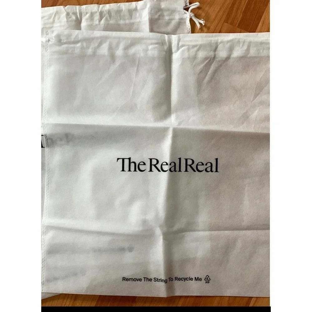 Bundle of 3 The Real Real Dust Bags  19 1/2 x 18 inches‎